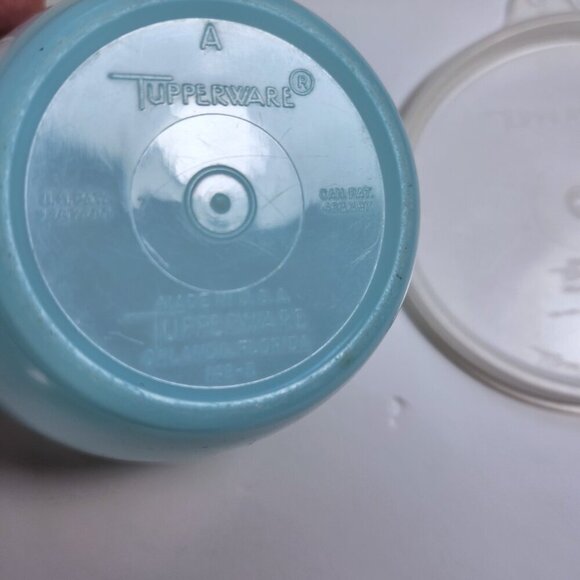 Tupperware Refrigerator Bowls with Lids Storage Container 148 Green Yellow White - Picture 7 of 8